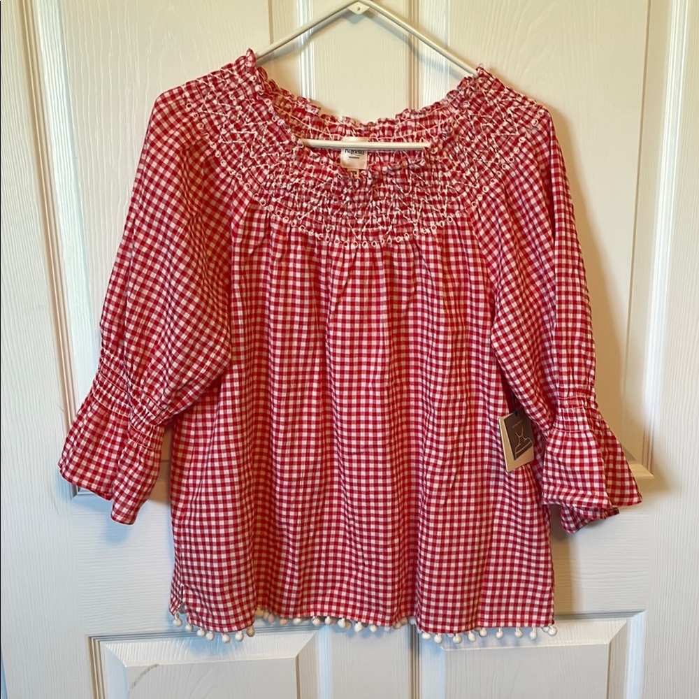 Rafaella Gingham Blouse